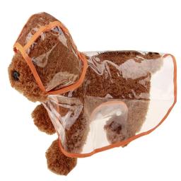 Impermeável transparente com capuz para cães médios e grandes, Casacos de chuva impermeáveis, Borda colorida, Pet Shop - Image 5