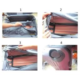 A57 carrinho rodas bagagem giratória esquerda e direita rodas diy peças reposição para a maioria malas - Image 4