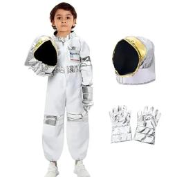 Astronauta traje com luvas e peito distintivo para crianças, filmes e fãs de TV, qualidade Premium, 2022 - Image 2