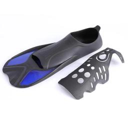 Nadadeiras curtas profissionais da natação, nadadeiras do pé da natação, equipamento do mergulho, acessórios para homens e mulheres adultos - Image 3