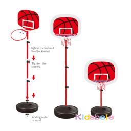 Criança ajustável basquete hoop 63-150cm suporte rack para crianças bebê ao ar livre indoor bola esporte backboard aro atirar crianças brinquedo - Image 4