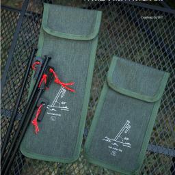 Saco Multifuncional para Arrumação, Pregos à Terra, Corda de Vento, Pegs Pouch, Outdoor, Equipamento de Acampamento, Viagem, 20cm, 32cm - Image 5