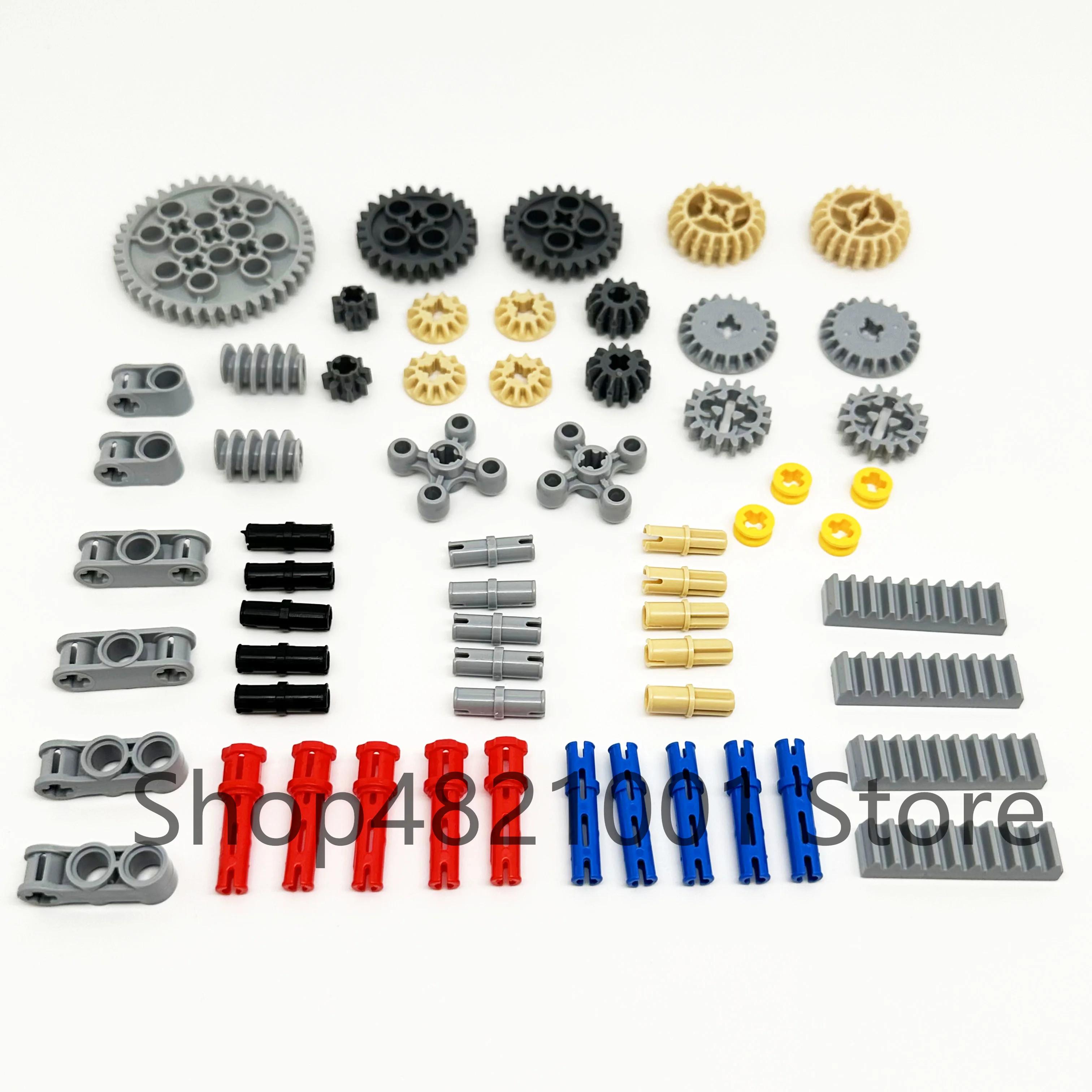 Peças técnicas de alta tecnologia, feixe de pino, braço de elevação, conector de eixo, painel de engrenagem, carro, motocicleta, blocos de construção, tijolos, conjunto de tecnologia, brinquedos - Image 1