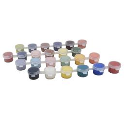 24 pçs pigmentos cerâmicos cores sortidas pintadas artesanato arte underglaze cor pigmento conjunto porcelana esmalte para adultos artistas crianças - Image 1