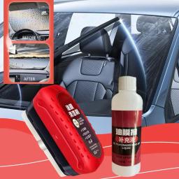 Car Glass Oil Film Remover, esponja de limpeza, escova agente limpador, óleo de manutenção, pára-brisa, impermeável, anti-fog, G4N1 - Image 2