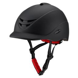 Capacete equestre, capacete de equitação com viseira solar e excelente ventilação, capacete seguro ajustável para homens, mulheres e jovens - Image 1