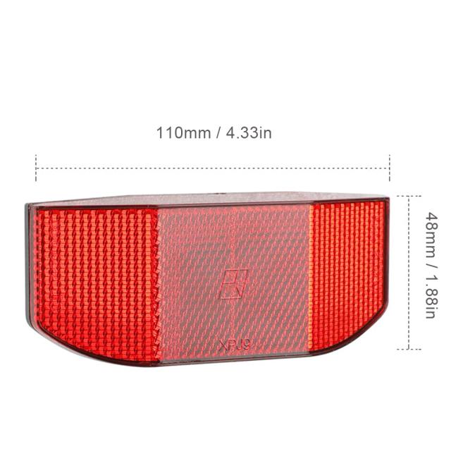 Suporte de Alumínio para Luz Traseira de Bicicleta - Kit de Refletores Frontal e Traseiro para Ciclistas Noturnos