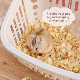 Cesta Pendurada para Pequenos Animais, Gaiola de Hamster, Casa de Rato, Ninhos para Pet, Chinchilla Cage, Brinquedo, 2 PCs - Image 4
