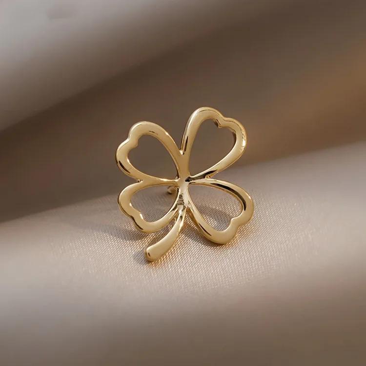 Broches de flor de strass rosa vermelha para mulheres, buquê elegante, bowknot, alfinetes de lapela - Image 1