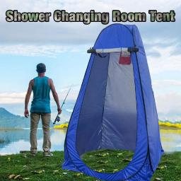 Barraca de acampamento ao ar livre portátil tenda chuveiro simples banho capa mudando montagem quarto tenda móvel toalete pesca fotografia tenda - Image 6