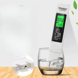 Profissional 3 em 1 água Tester, TDS CE Medidor de Temperatura, Digital LCD água Testing Pen, filtro de pureza, qualidade - Image 6