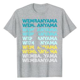 Wembanyama-Camiseta gráfica de basquete, camiseta de fã de basquete, jogador de basquete, roupas esportivas masculinas, presente do marido e dos meninos - Image 2