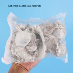 Mídia de filtro de aquário 200g 500g, filtro biológico natural de casca de ostra para tanque de peixes, acessórios de aquário, ajuste do valor de ph 5-10cm - Image 3
