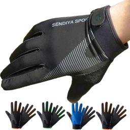 Luvas de ciclismo de dedo completo para homens, tela sensível ao toque, motocicleta, bicicleta, MTB, bicicleta, ginásio, treinamento, ao ar livre, mão de pesca - Image 1