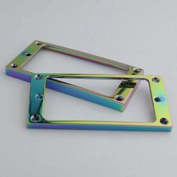 Anéis de montagem para captadores Humbucker, capa Frame, Flat Top, guitarra elétrica ou baixo, 6 cores disponíveis, 1 conjunto - Image 4