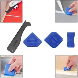 5 em 1 raspador de silicone selante suave conjunto de ferramentas removedor de calafetagem finisher kit argamassa lisa remoção do molde do assoalho conjunto de ferramentas manuais - Image 6