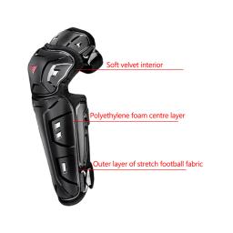 Protetores de patinação para motocicleta, motocross, joelheiras, cotovelo, 4 unidades, equipamento esportivo ao ar livre, equipamentos de proteção para equitação - Image 4