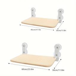 Rede dobrável para janela de gato, pano respirável, cama de gato, casa com 4 ventosas fortes, acessórios para animais de estimação - Image 6