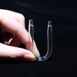 Em Forma De U Refinador De Aquário De Vidro Transparente, Conector De Tubulação De Ar, Tanque De Peixes Equipamentos De Aquário, CO2, 1Pc - Image 5