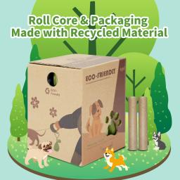 Alta qualidade biodegradável cão higiênico saco, Casa ao ar livre limpeza saco dispensador, 15 sacos por rolo, 9 rolo, 16 rolo, 32 rolo - Image 2