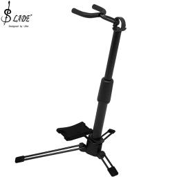 Woodwind Instrument Universal Bracket Acessórios Suporte preto dobrável portátil Suporte ajustável do saxofone do metal - Image 1