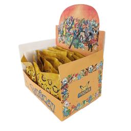 Anime pokemon figuras caixa cega pikachu estatueta com cartão brinquedo natal dia das bruxas pvc bonecas pingente para presentes do miúdo - Image 2