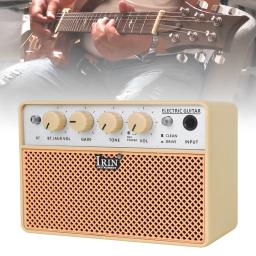 Amplificadores de guitarra recarregáveis 10W 3000mah Mini amplificador de baixo de guitarra Bluetooth com canais limpos e de movimentação - Image 2
