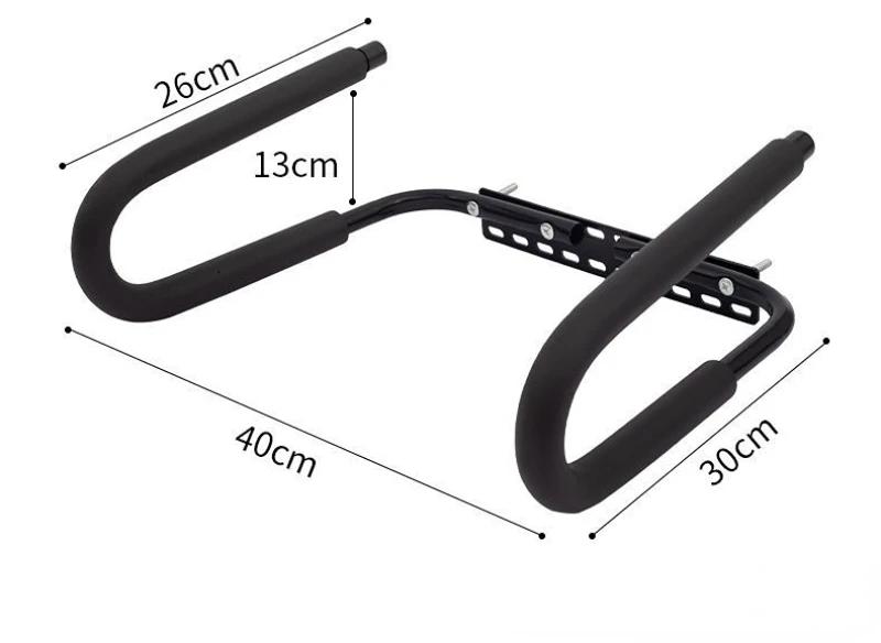 Guardrail traseiro para bicicleta elétrica, Cerca traseira infantil com encosto, Veículo elétrico, Cinto de segurança - Image 1