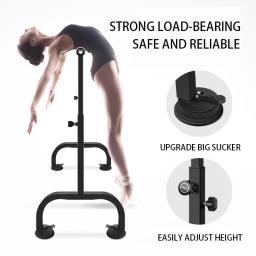 Barra Horizontal Móvel para Sala de Dança, Ballet Barre, Leg Pressing Pole, Ballet de Aço, Fitness Indoor, Ginásio, Escola, Adultos, Crianças, Levantável - Image 6