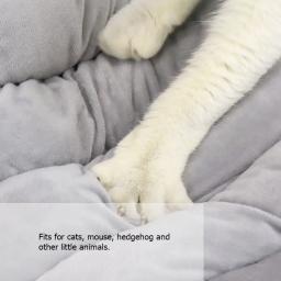 Saco de dormir quente para pet, cama de gato, linda casa de gato, ninho para cachorro pequeno, esteira, cama de gato, 1pc - Image 4