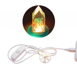 Molde de resina base para suporte de lâmpada molde de silicone faça você mesmo artesanato decoração ferramentas de fundição - Image 1