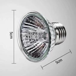 Lâmpada de réptil com luz UV, Aquecimento basking, Tartaruga, Anfíbios, Lagarto, Tartaruga, Pet, Casa, Cuidar, Ornamentos, 25 W, 50W - Image 6