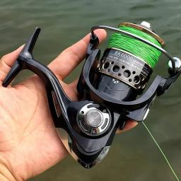 Novo super potência arrastar carretel de pesca carretel aperto de mão de madeira metal molinete roda equipamentos para carpa carretel baixo pesca - Image 1