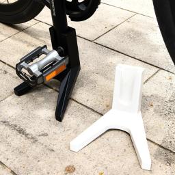 Pedal quadro conveniente suporte de bicicleta de estrada rack de estacionamento traseiro mountain bike suporte de quadro lateral - Image 3