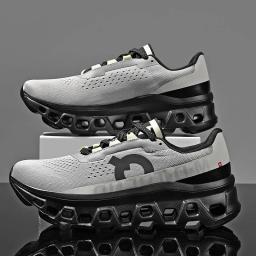 Novos sapatos para homens maratona tênis de corrida ao ar livre respirável sapatos de caminhada masculino sapatos esportivos casuais - Image 6