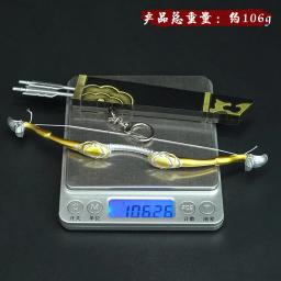 Mo Dao Zu Shi Espada Simulação Arco e Seta Chaveiro Wei Wuxian Coleção Modelo Arma Liga Yi Ling Lao Zu Chaveiro Para Fãs - Image 5