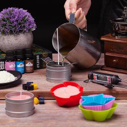 DIY Vela Fazendo Suprimentos Kit, Cera De Feijão De Soja, Aromaterapia, Artesanato De Cera De Abelha, Presentes Artesanais, Conjuntos De Ferramentas - Image 5