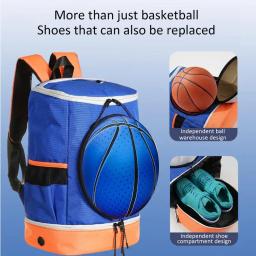 Basquete Mochila com Compartimento De Bola, Grande Capacidade, Saco De Voleibol, Mochila De Futebol, Saco De Futebol, Saco De Futebol - Image 3