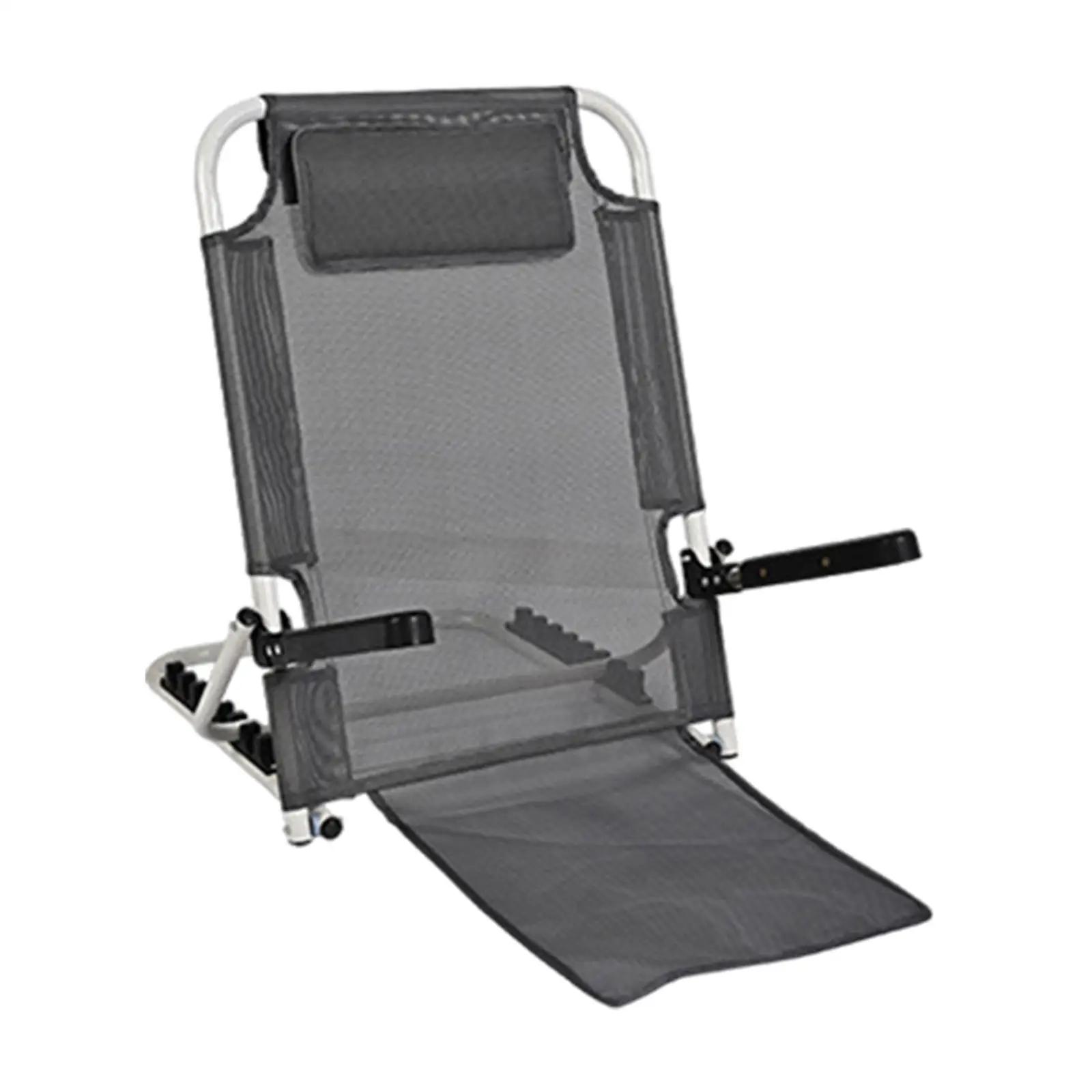 Cadeira de praia ajustável para idosos, encosto portátil, cama de leitura, descanso, travesseiro - Image 1