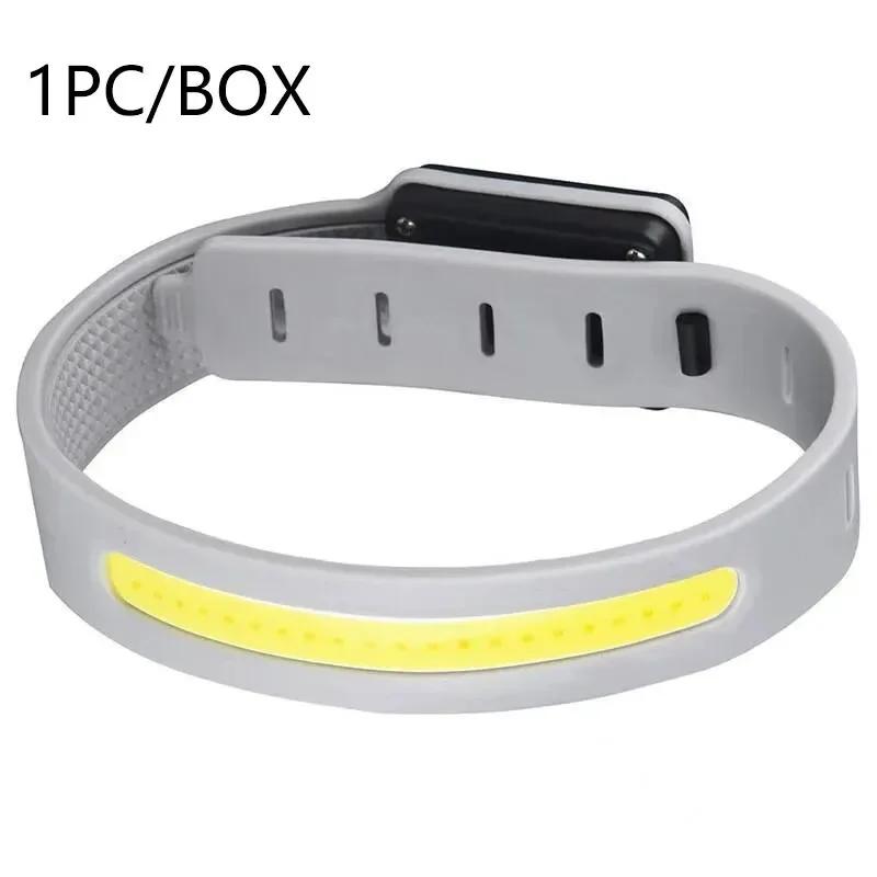 COB LED Armband Light, 350mAh, 500LM, Sport Night Running Warning, Braço Leg Wristband Light, USB Recarregável, IPX4 Impermeável - Image 1