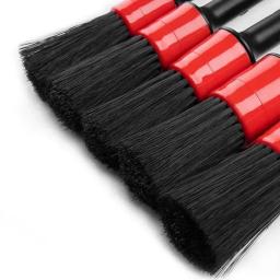 Conjunto de escova de detalhamento escovas de carro escova de detalhamento de carro para limpeza de carro detalhando escova painel saída de ar escovas de roda - Image 5
