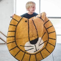 Tapetes de pelúcia bonitos dos desenhos animados, Tapete de bebê rastejando, Tapete macio macio, Sala de estar simples, Tapetes redondos, Quarto de criança, Ins - Image 1