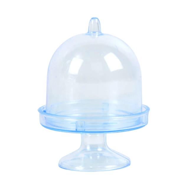 Conjunto de Caixas Transparentes para Cupcakes e Doces - 4 Unidades de 8cm para Casamentos e Festas de Aniversário