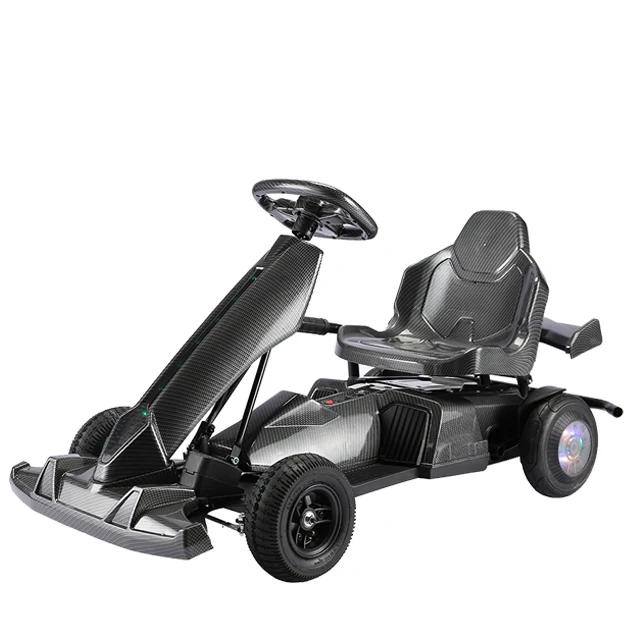 Go Karts elétricos para crianças e adultos, Scooter à deriva com luzes LED, 4 rodas, carro Karting, boa qualidade, corrida