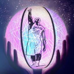 Bolas de basquete de brilho reflexivo ao ar livre, basquete luminoso brilhante, crianças e jovens, presente grátis, rua, tamanho 7 - Image 1