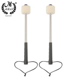 M MBAT 2 Pçs/set Baquetas de Tambor de Feltro de Lã Antiderrapante Bacia Baqueta Indispensável Instrumento de Percussão Acessórios Peças - Image 1