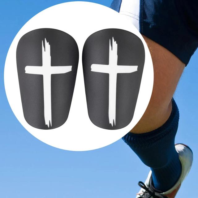 Caneleiras de Futebol Leves para Homens e Mulheres com Amortecedor - Proteção Compacta para Adolescentes (2 pcs)