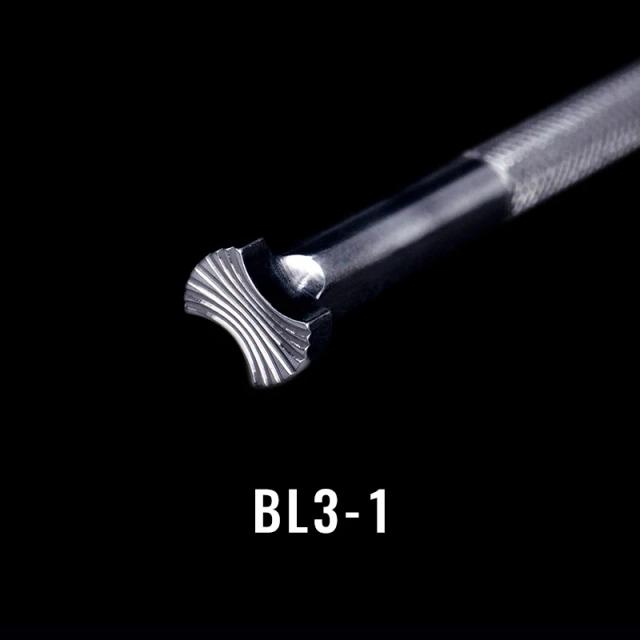 Ferramenta SOZO BL3 para Estampagem de Couro com Carimbos Geométricos em Aço Inoxidável 304 para Artesanato e Montagem de Selas