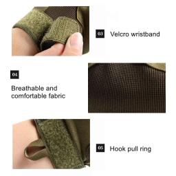 Luvas de Tiro Militar Tático, Design De Toque, Proteção De Fitness, Motocicleta Esportiva, Caça, Dedo Cheio, Meio Dedo Walki - Image 5