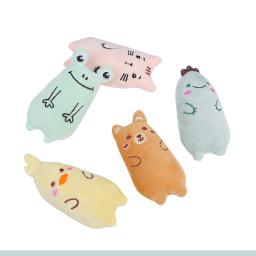 Brinquedos Catnip de pelúcia para gato, dentes resistentes a mordida, jogo interativo, pet fornecimentos, formas de animais fofos - Image 4